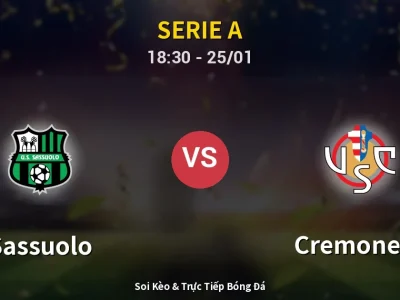 Kết Quả: Sassuolo 1-0 Cremonese – Highlight & Bàn Thắng | Serie A
