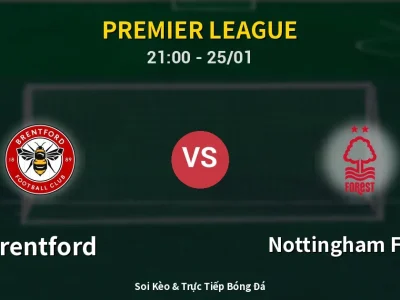 🔴 Trực Tiếp: Brentford 0-1 Nottingham Forest – Link Xem Premier League (Full HD)