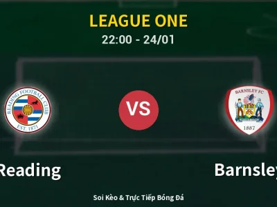 Soi Kèo Reading vs Barnsley – 22:00 24/01 | Nhận Định, Dự Đoán Tỷ Số