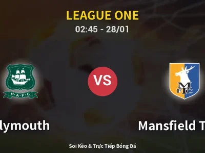 Kết Quả: Plymouth 1-1 Mansfield Town – Highlight & Bàn Thắng | League One