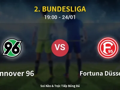 🔴 Trực Tiếp: Hannover 96 0-0 Fortuna Düsseldorf – Link Xem 2. Bundesliga (Full HD)
