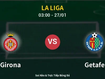 Kết Quả: Girona 1-1 Getafe – Highlight & Bàn Thắng | La Liga
