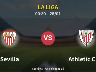 Kết Quả: Sevilla 2-1 Athletic Club – Highlight & Bàn Thắng | La Liga