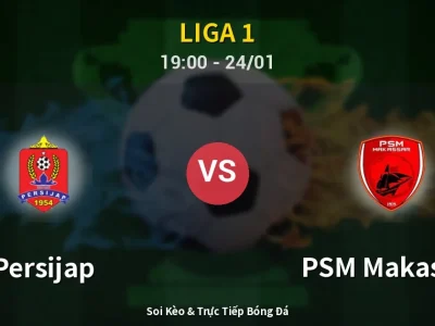 🔴 Trực Tiếp: Persijap 0-0 PSM Makassar – Link Xem Liga 1 (Full HD)
