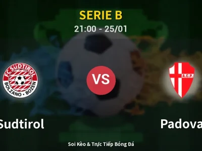 Soi Kèo Sudtirol vs Padova – 21:00 25/01 | Nhận Định, Dự Đoán Tỷ Số