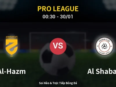 Kết Quả: Al-Hazm 0-4 Al Shabab – Highlight & Bàn Thắng | Pro League