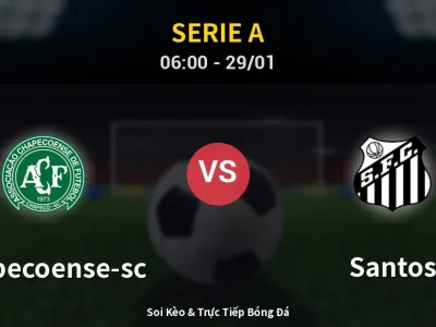 Kết Quả: Chapecoense-sc 4-2 Santos – Highlight & Bàn Thắng | Serie A