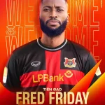 Bom Tấn Fred Friday Chính Thức Gia Nhập Ninh Bình, Tuyên Chiến Đua Vô Địch V.League 1