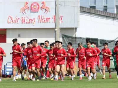 V.League 2026: Các đội bóng đồng loạt ‘xông đất’ sân tập mùng 4 Tết, sẵn sàng tăng tốc