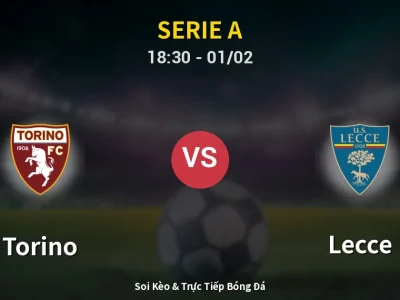 Kết Quả: Torino 1-0 Lecce – Highlight & Bàn Thắng | Serie A