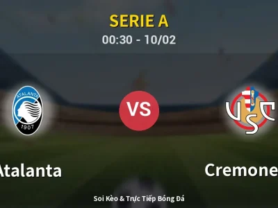Kết Quả: Atalanta 2-1 Cremonese – Highlight & Bàn Thắng | Serie A