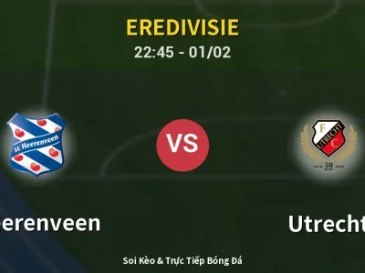 Soi Kèo Heerenveen vs Utrecht – 22:45 01/02 | Nhận Định, Dự Đoán Tỷ Số