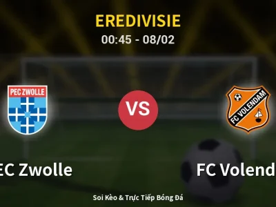 Kết Quả: PEC Zwolle 1-2 FC Volendam – Highlight & Bàn Thắng | Eredivisie