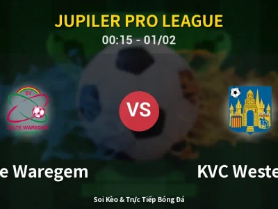 Kết Quả: Zulte Waregem 0-1 KVC Westerlo – Highlight & Bàn Thắng | Jupiler Pro League
