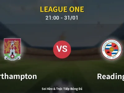 🔴 Trực Tiếp: Northampton 0-0 Reading – Link Xem League One (Full HD)