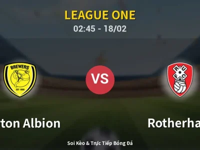 Kết Quả: Burton Albion 1-0 Rotherham – Highlight & Bàn Thắng | League One