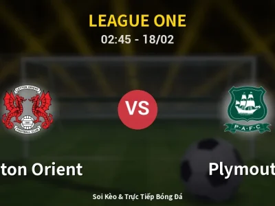 Kết Quả: Leyton Orient 1-3 Plymouth – Highlight & Bàn Thắng | League One