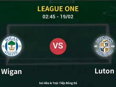 Kết Quả: Wigan 1-0 Luton – Highlight & Bàn Thắng | League One