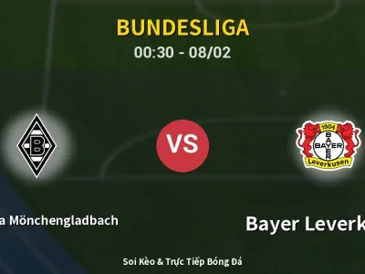 Kết Quả: Borussia Mönchengladbach 1-1 Bayer Leverkusen – Highlight & Bàn Thắng | Bundesliga