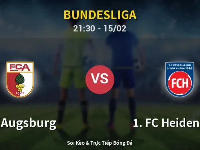 🔴 Trực Tiếp: FC Augsburg 0-0 1. FC Heidenheim – Link Xem Bundesliga (Full HD)