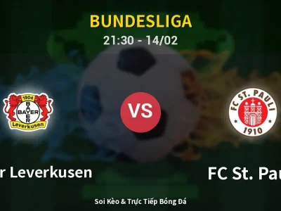 Soi Kèo Bayer Leverkusen vs FC St. Pauli – 21:30 14/02 | Nhận Định, Dự Đoán Tỷ Số