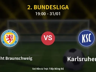 Kết Quả: Eintracht Braunschweig 1-0 Karlsruher SC – Highlight & Bàn Thắng | 2. Bundesliga