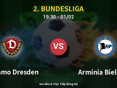 🔴 Trực Tiếp: Dynamo Dresden 1-0 Arminia Bielefeld – Link Xem 2. Bundesliga (Full HD)