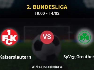 🔴 Trực Tiếp: 1. FC Kaiserslautern 1-0 SpVgg Greuther Fürth – Link Xem 2. Bundesliga (Full HD)
