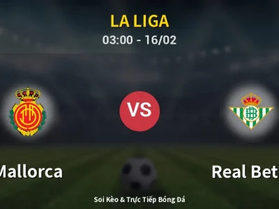 Kết Quả: Mallorca 1-2 Real Betis – Highlight & Bàn Thắng | La Liga