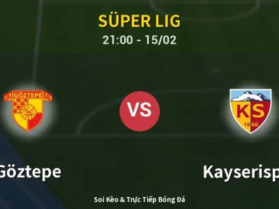 🔴 Trực Tiếp: Göztepe 0-0 Kayserispor – Link Xem Süper Lig (Full HD)
