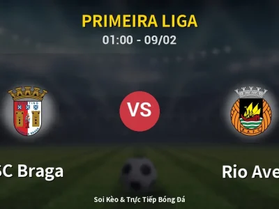 Kết Quả: SC Braga 3-0 Rio Ave – Highlight & Bàn Thắng | Primeira Liga