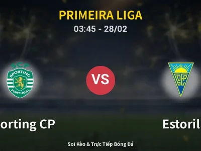 Kết Quả: Sporting CP 3-0 Estoril – Highlight & Bàn Thắng | Primeira Liga