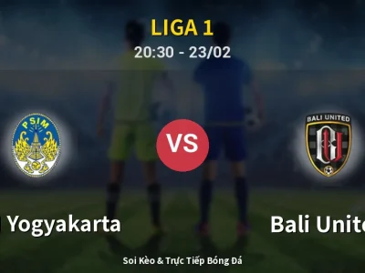 🔴 Trực Tiếp: PSIM Yogyakarta 1-3 Bali United – Link Xem Liga 1 (Full HD)