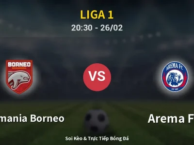 Soi Kèo Pusamania Borneo vs Arema FC – 20:30 26/02 | Nhận Định, Dự Đoán Tỷ Số