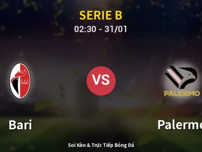 Kết Quả: Bari 0-3 Palermo – Highlight & Bàn Thắng | Serie B