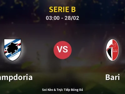 Kết Quả: Sampdoria 0-2 Bari – Highlight & Bàn Thắng | Serie B