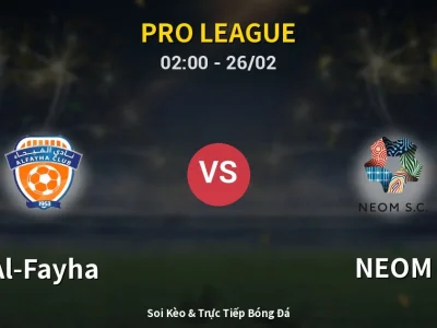Kết Quả: Al-Fayha 1-1 NEOM – Highlight & Bàn Thắng | Pro League