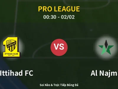 Kết Quả: Al-Ittihad FC 1-0 Al Najma – Highlight & Bàn Thắng | Pro League