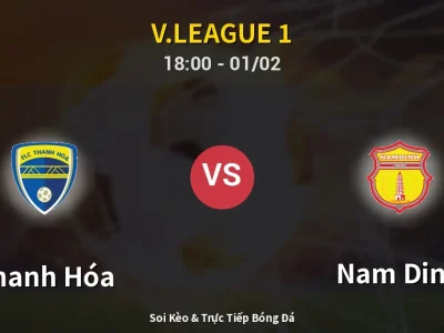 Kết Quả: Thanh Hóa 2-2 Nam Dinh – Highlight & Bàn Thắng | V.League 1