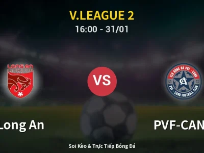 Kết Quả: Long An 0-0 PVF-CAND – Highlight & Bàn Thắng | V.League 2