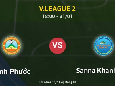 Kết Quả: Bình Phước 3-1 Sanna Khanh Hoa – Highlight & Bàn Thắng | V.League 2