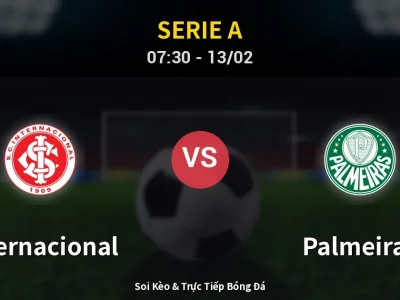 Kết Quả: Internacional 1-3 Palmeiras – Highlight & Bàn Thắng | Serie A