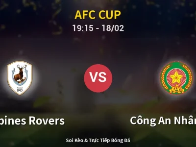 🔴 Trực Tiếp: Tampines Rovers 2-0 Công An Nhân Dân – Link Xem AFC Cup (Full HD)