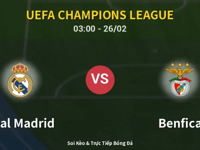 Kết Quả: Real Madrid 2-1 Benfica – Highlight & Bàn Thắng | UEFA Champions League