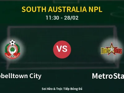 Kết Quả: Campbelltown City 2-3 MetroStars – Highlight & Bàn Thắng | South Australia NPL