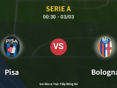Kết Quả: Pisa 0-1 Bologna – Highlight & Bàn Thắng | Serie A