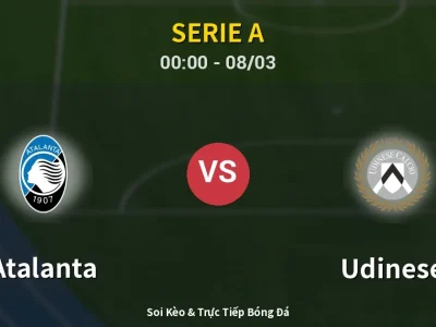 Kết Quả: Atalanta 2-2 Udinese – Highlight & Bàn Thắng | Serie A