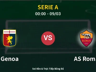 Kết Quả: Genoa 2-1 AS Roma – Highlight & Bàn Thắng | Serie A
