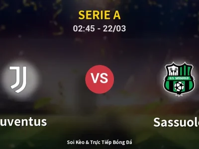Kết Quả: Juventus 1-1 Sassuolo – Highlight & Bàn Thắng | Serie A