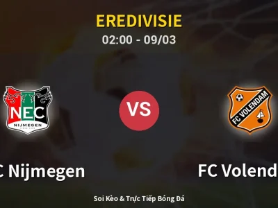Kết Quả: NEC Nijmegen 3-0 FC Volendam – Highlight & Bàn Thắng | Eredivisie